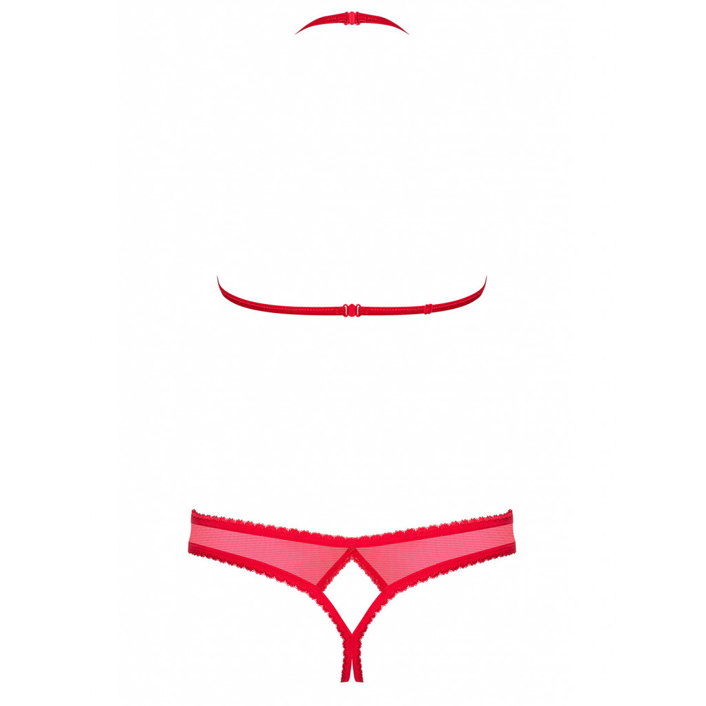 Completo intimo sexy senza coppe 870