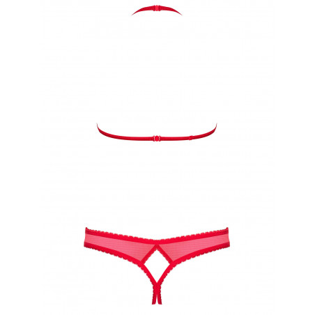 Sexy lingerie set cupless bra 870
