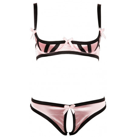 Reggiseno E Slip con Apertura