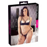 Set sexy Reggiseno e perizoma nero Eva