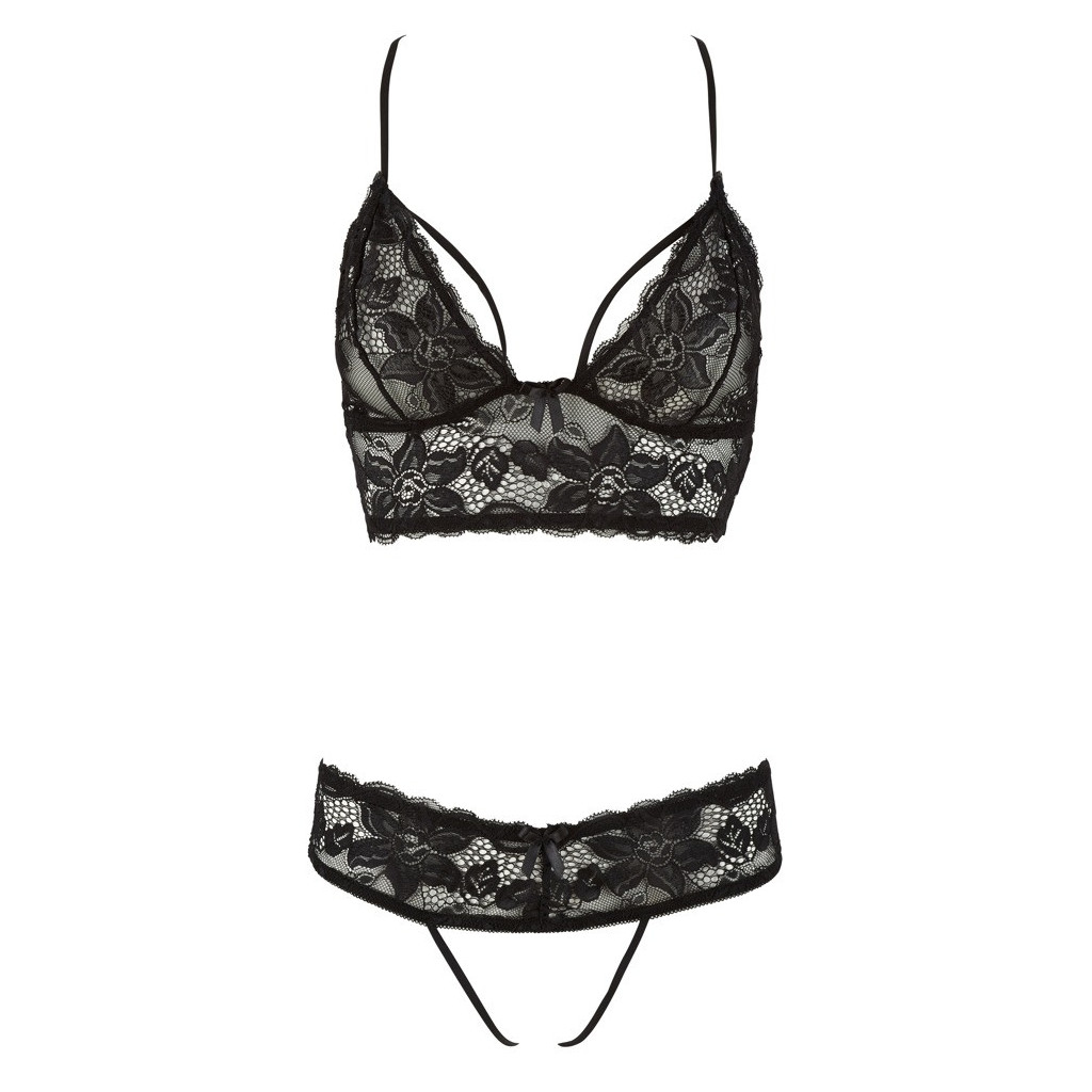 Set sexy Con Reggiseno e slip aperto Liva