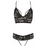 Set sexy Con Reggiseno e slip aperto Liva