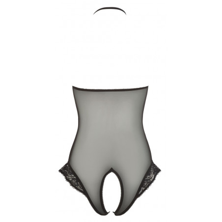 Body In Pizzo Con Apertura trasperente