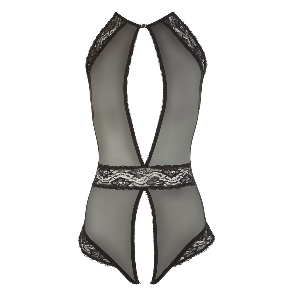 Body In Pizzo Con Apertura trasperente