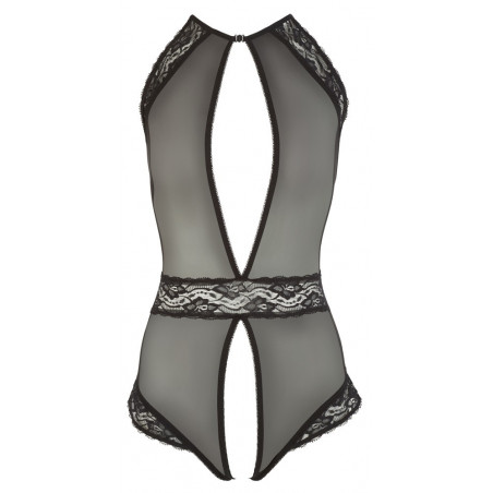 Body In Pizzo Con Apertura trasperente