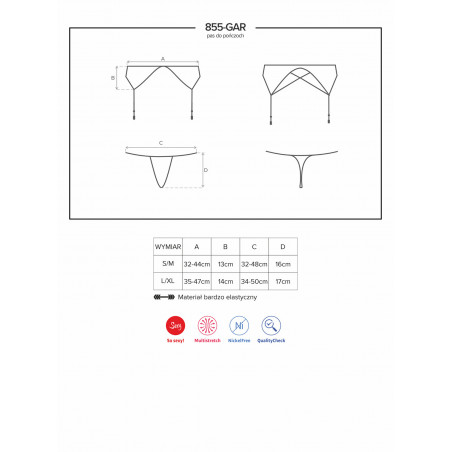 855 Garter belt & thong
