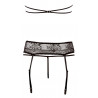 Sexy Set 3 pezzi collo alto nero