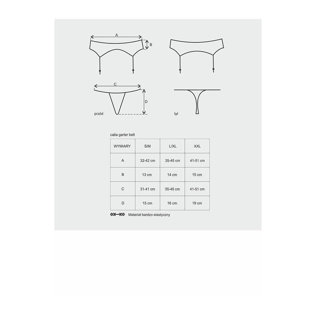 Catia garter belt
