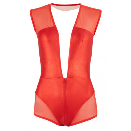 Body scollato con apertura