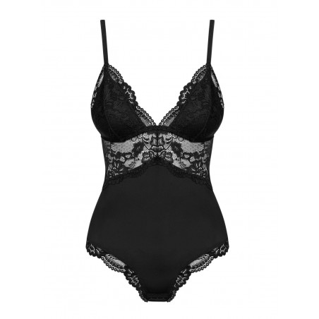 810-TED Body nero con ricami