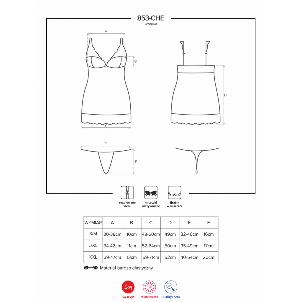 853 Chemise & perizoma
