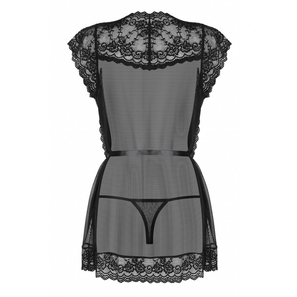 854 Peignoir & thong