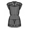 854 Peignoir & thong