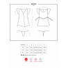 854 Peignoir & thong