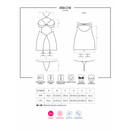 858 Chemise & thong
