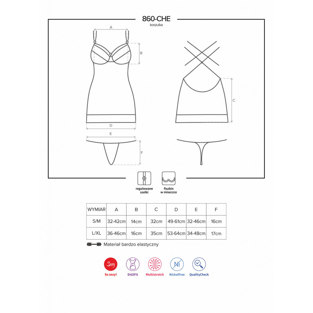 860 Chemise & perizoma
