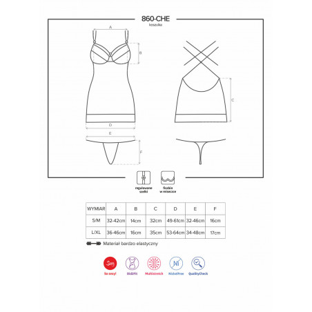 860 Chemise & perizoma