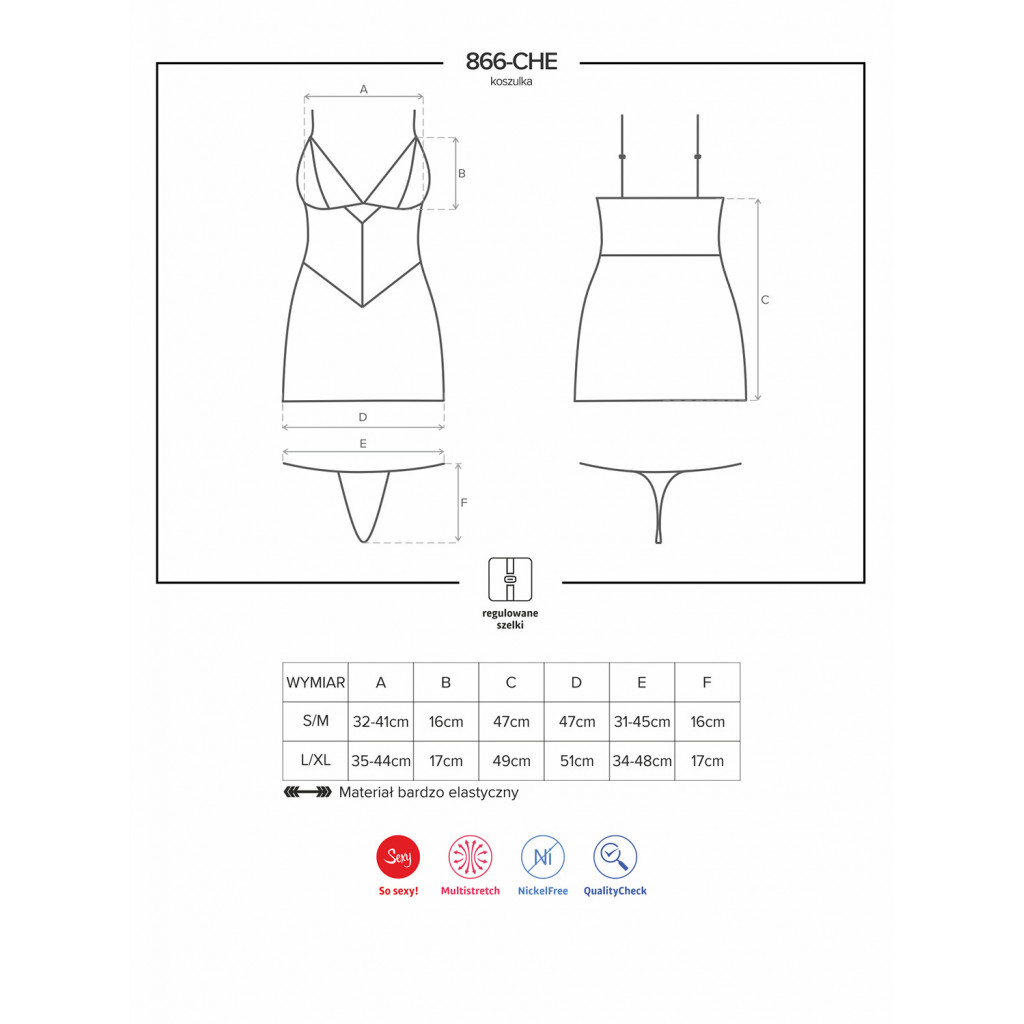 866 Chemise & perizoma