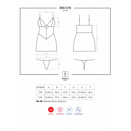 866 Chemise & perizoma