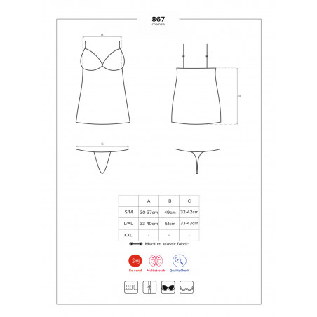 867 Chemise & perizoma