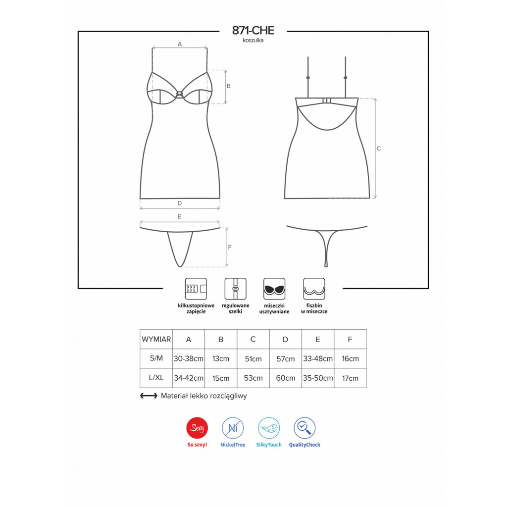 871 Chemise & perizoma