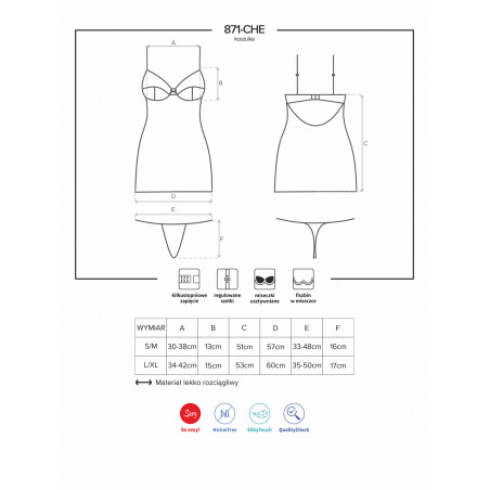 871 Chemise & perizoma