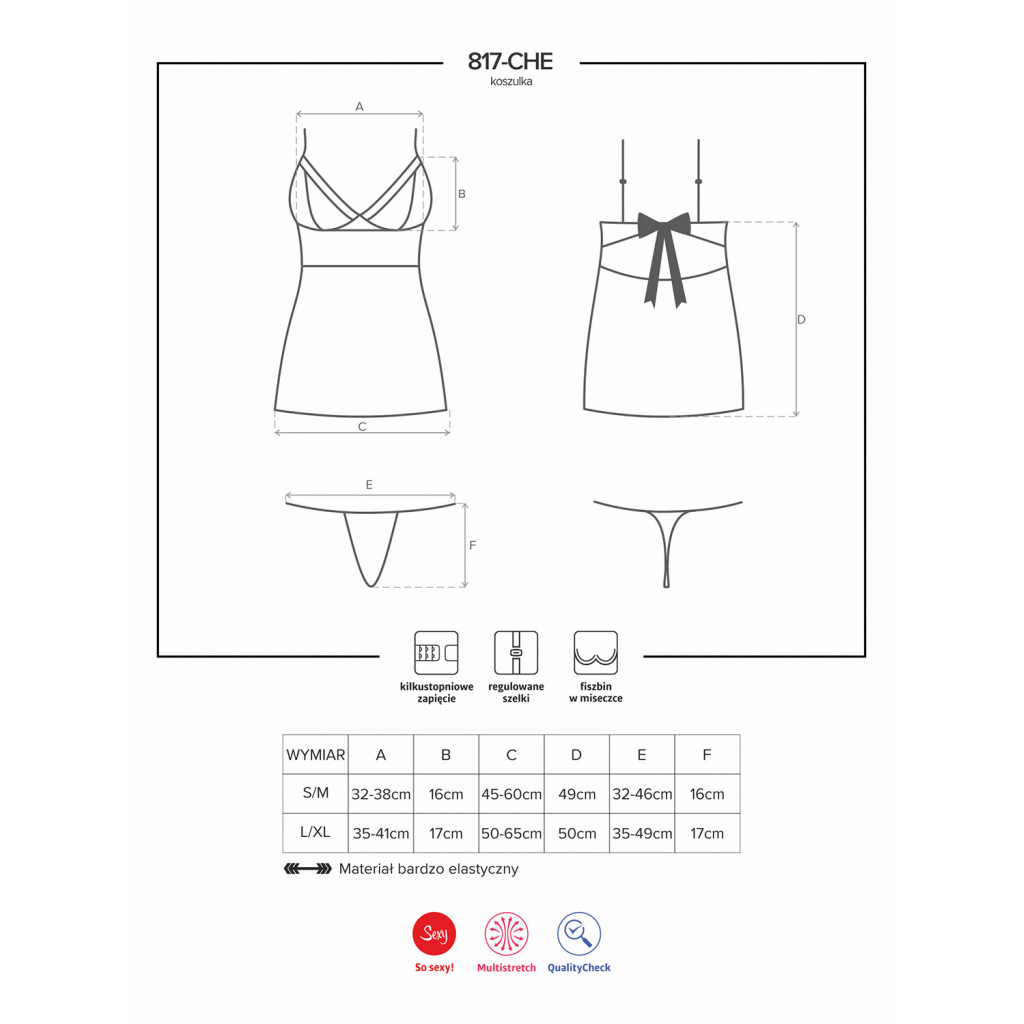 817 Chemise & perizoma