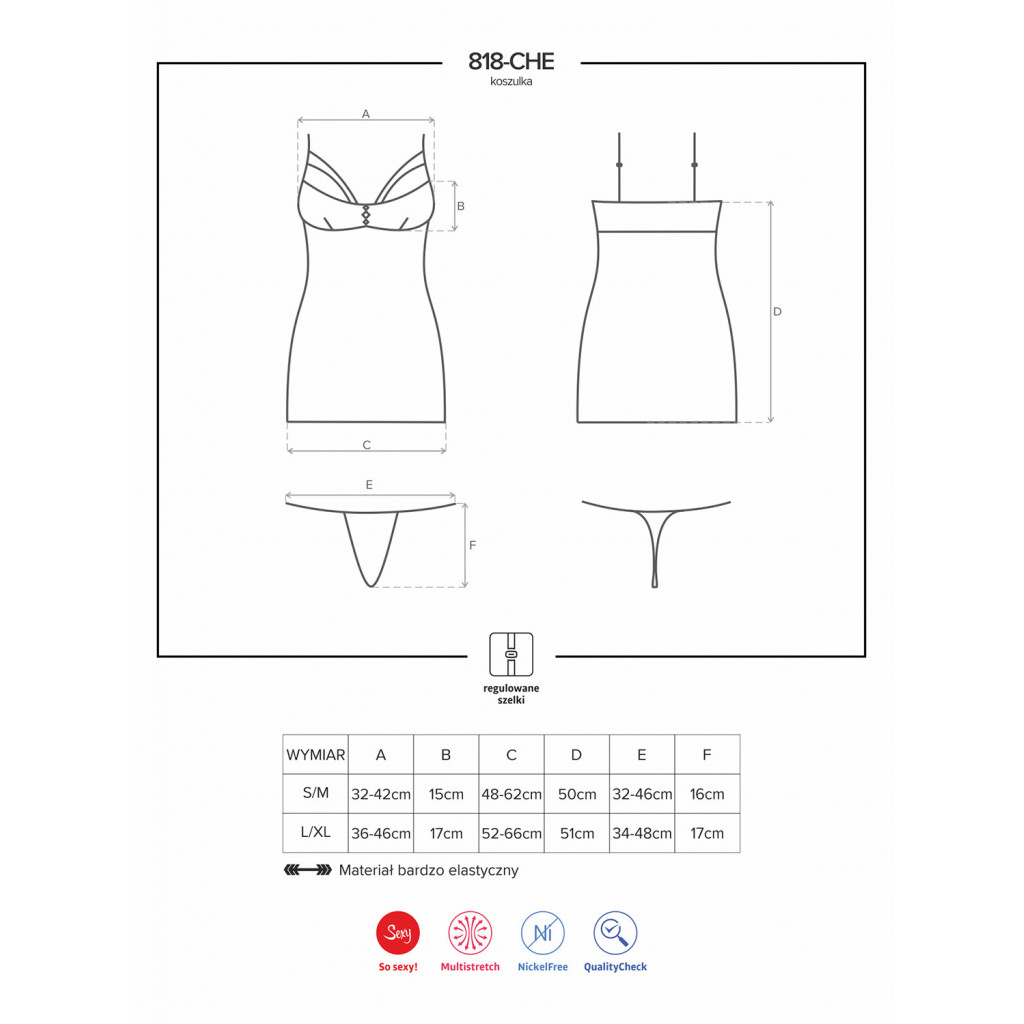 818 Chemise & perizoma