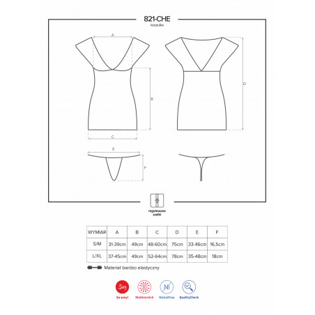 821 Chemise & perizoma