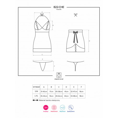 822 Chemise & perizoma