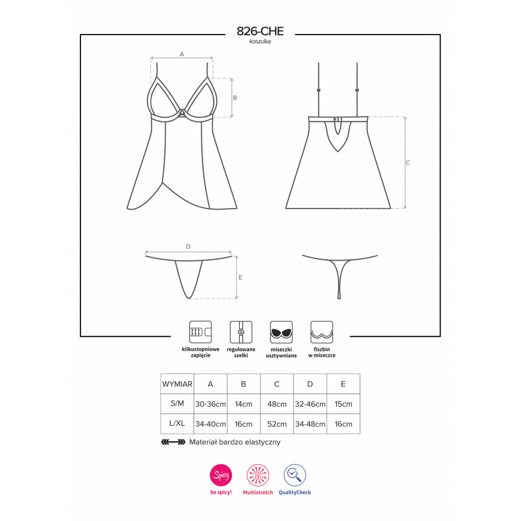 826 Chemise & perizoma