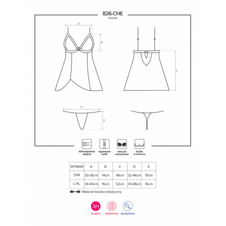 826 Chemise & perizoma