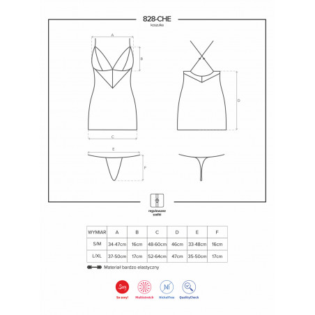 828 Chemise & perizoma
