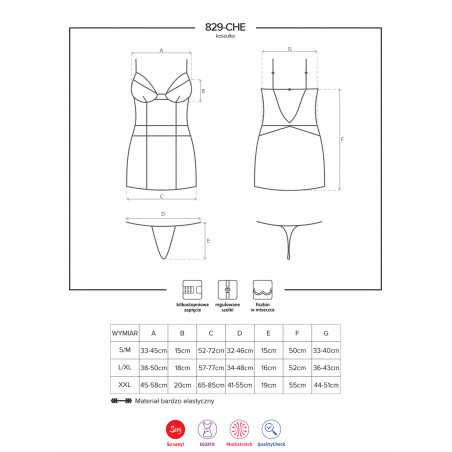 829 Chemise & perizoma