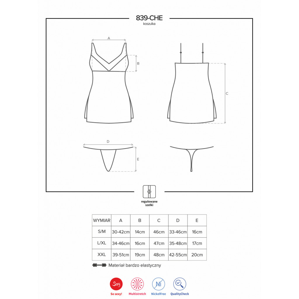 839 Chemise & perizoma