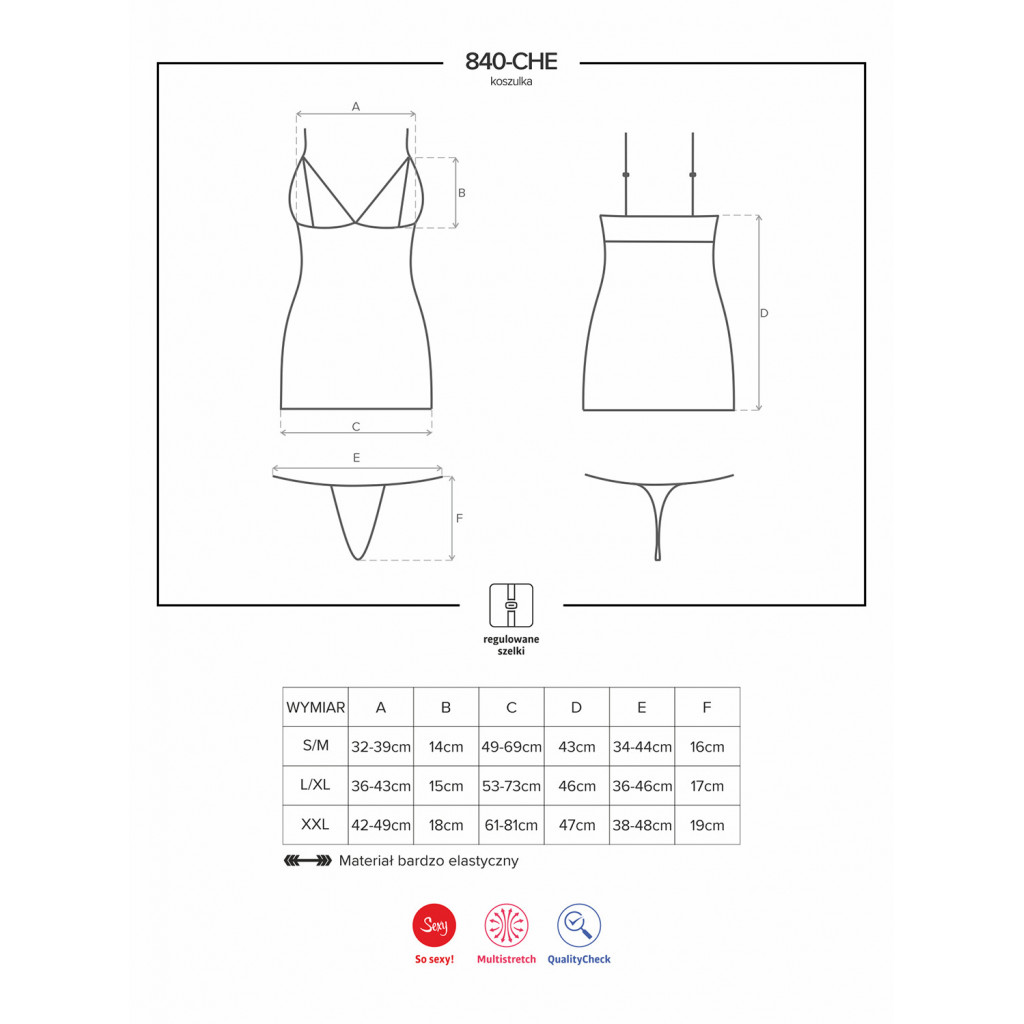 840 Chemise & perizoma