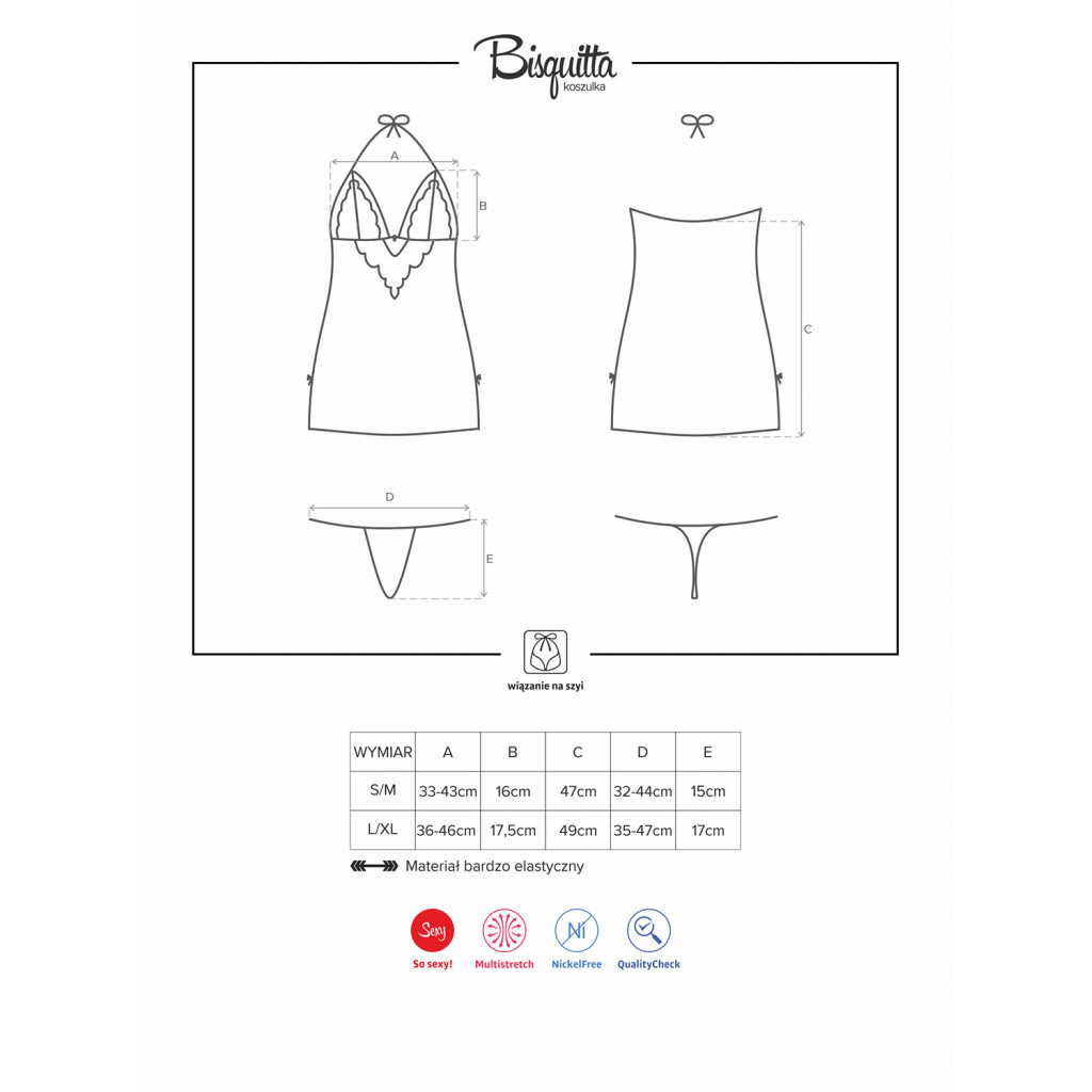 Bisquitta chemise & thong