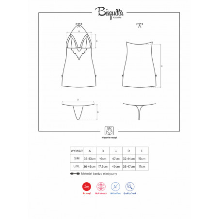 Bisquitta chemise & perizoma