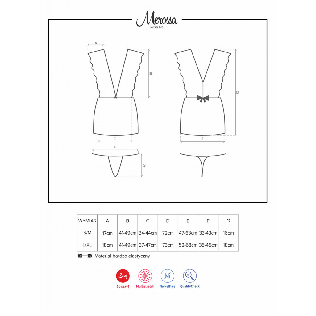 Merossa chemise & perizoma