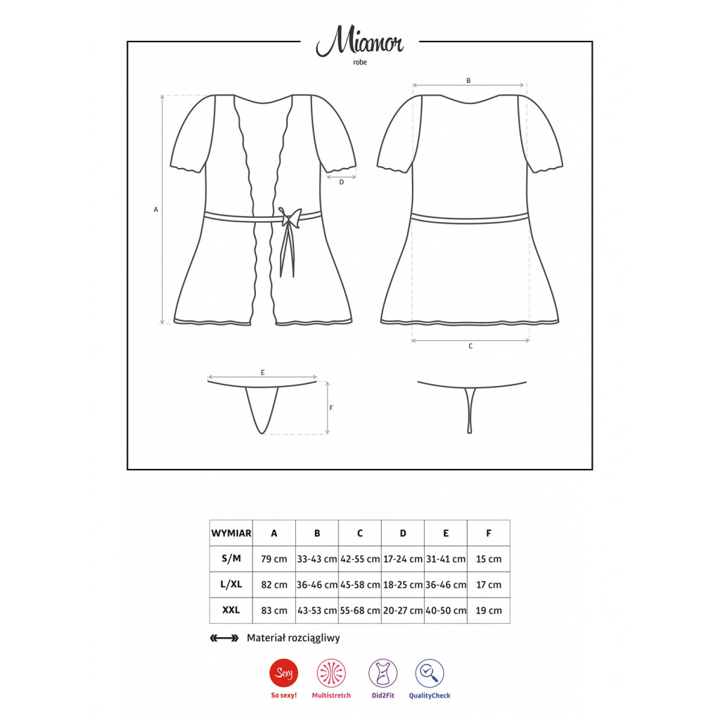 Miamor robe & thong