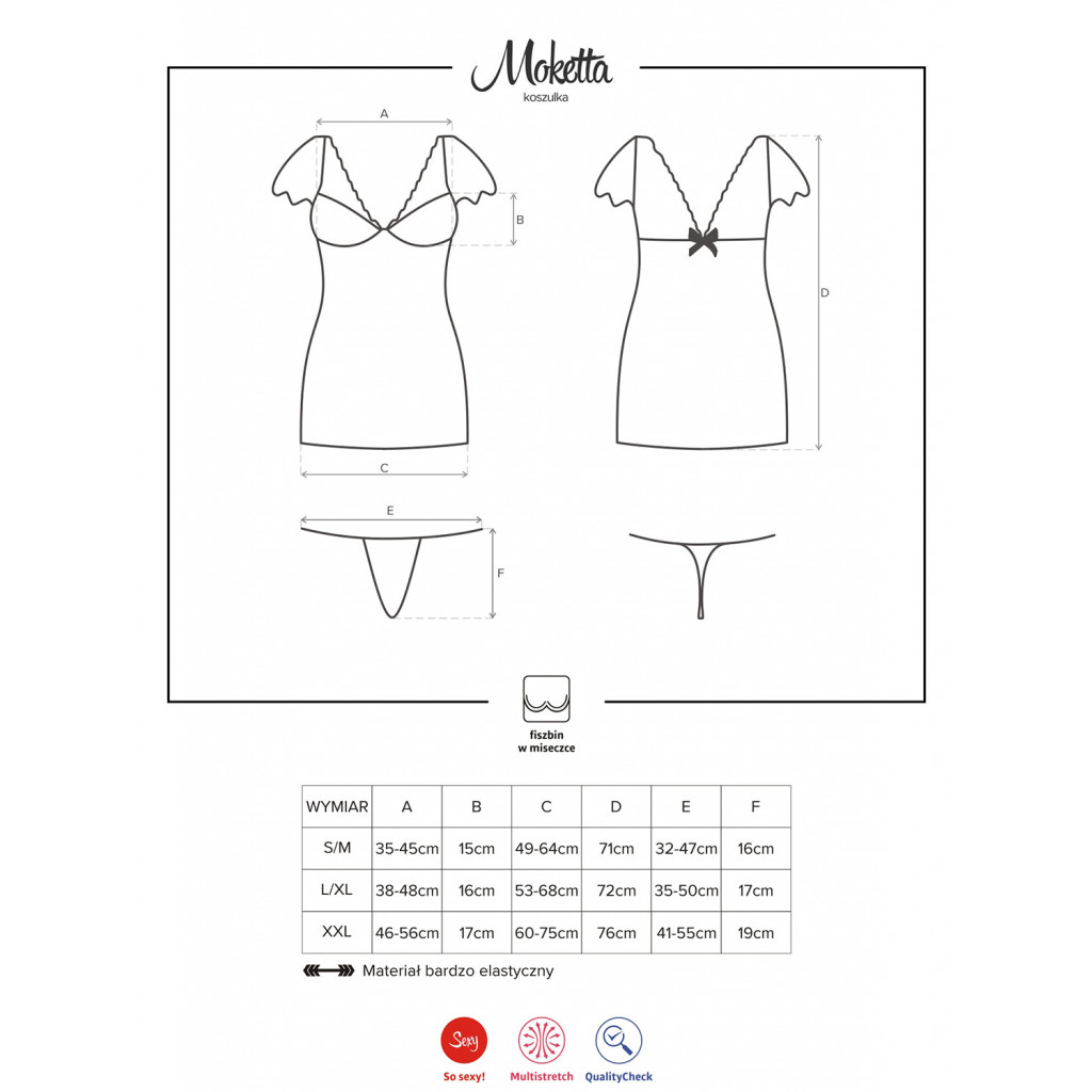 Moketta chemise & perizoma