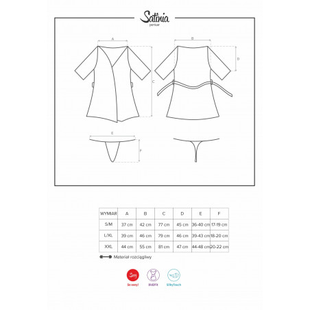 Satinia robe