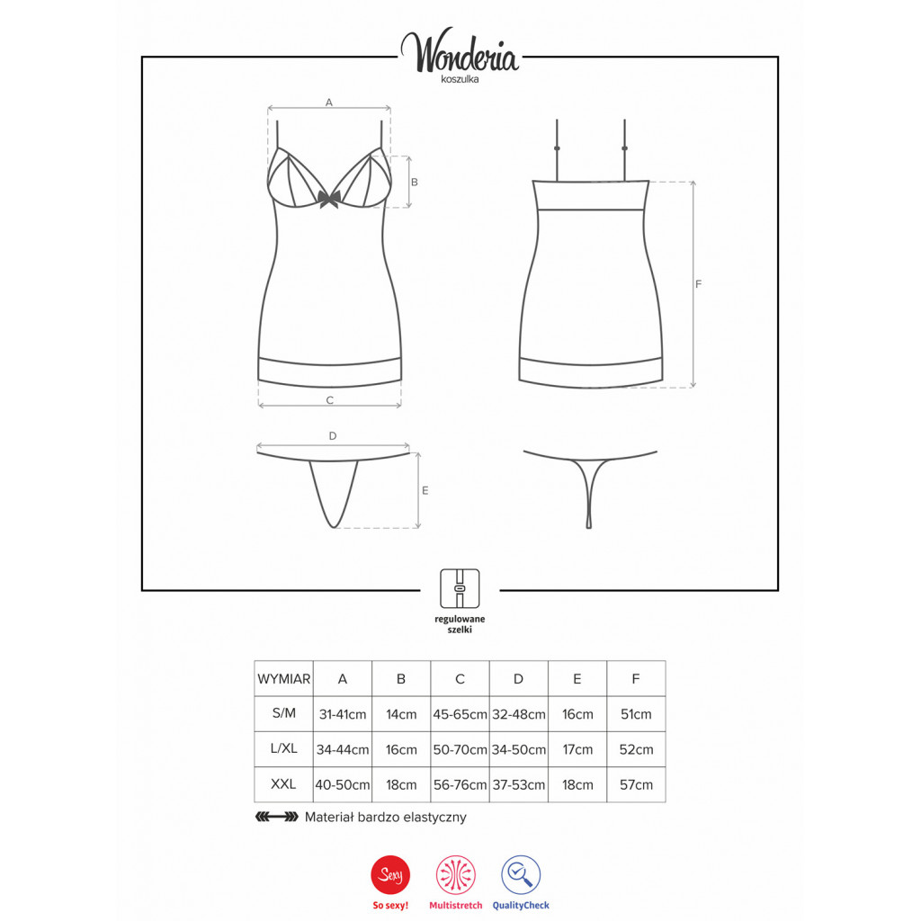 Wonderia chemise & perizoma
