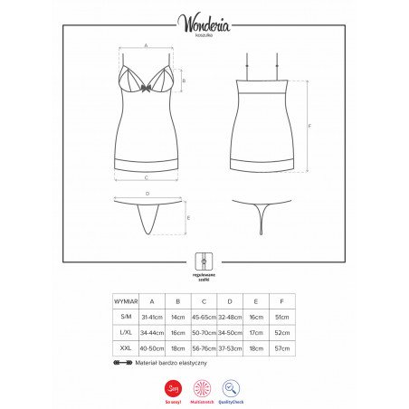 Wonderia chemise & perizoma
