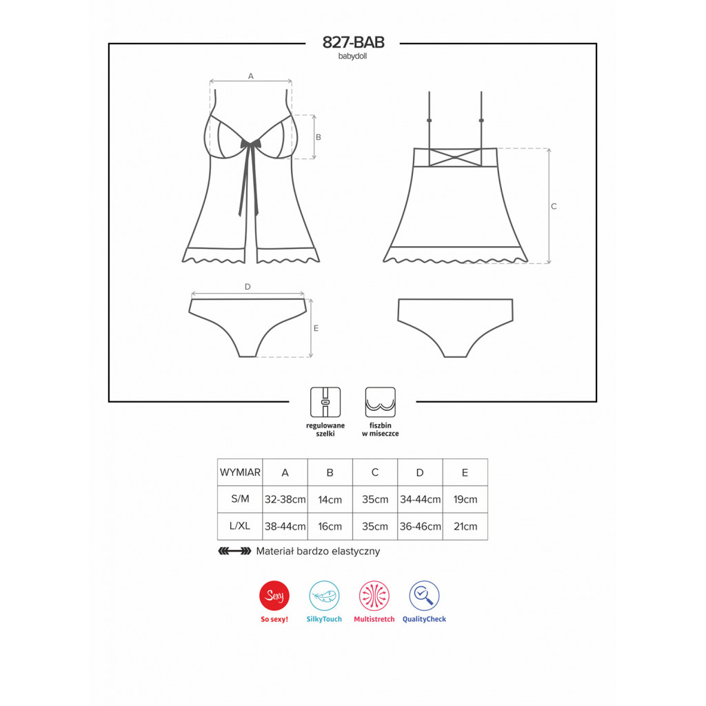 827 Babydoll & slip