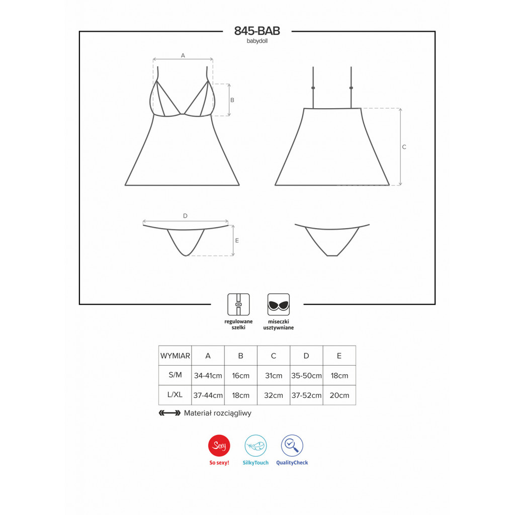 845 Babydoll & slip