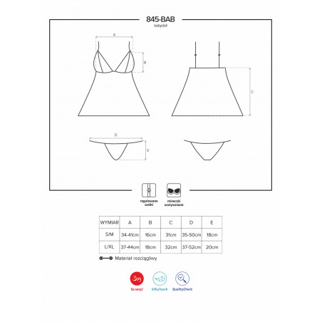 845 Babydoll & slip
