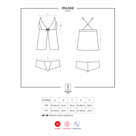 856 Babydoll & slip