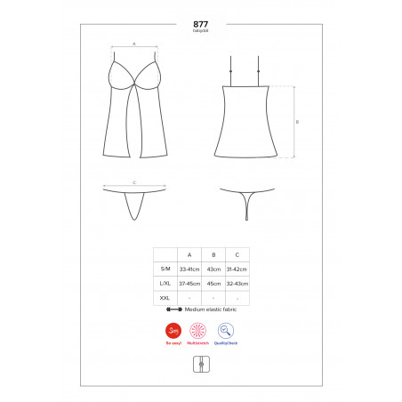 877 Babydoll & slip