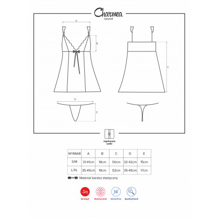 Charmea babydoll & perizoma